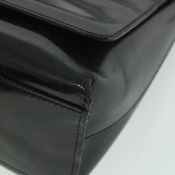 BURBERRY Shoulder Bag Leather Black Auth ac2232 - Picture 15 of 16